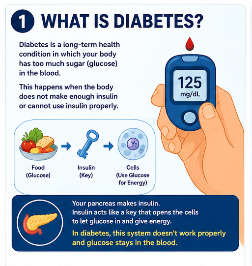 What is Diabetes info graphics 
