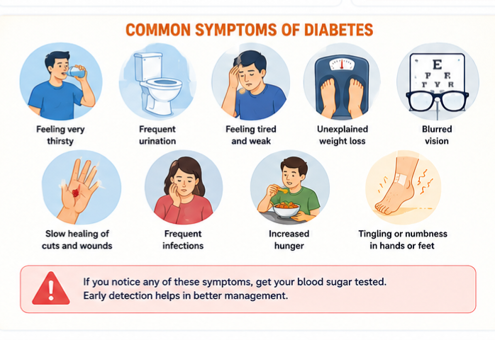 Common Symptoms of Diabetes 